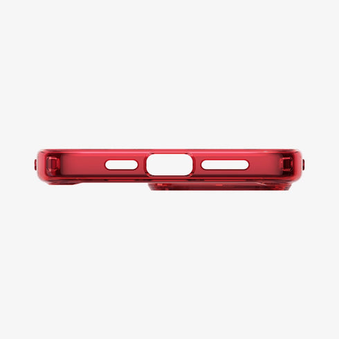 ACS07209 - iPhone 15 Series Ultra Hybrid Case in Natural Titanium showing the back